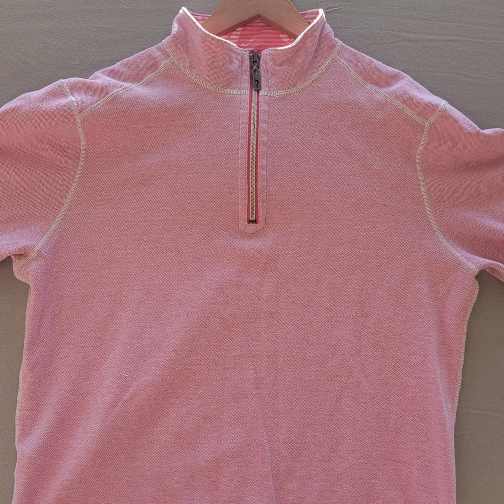 Tommy Bahama Men's Reversable Costa Flora 1/4 Zip